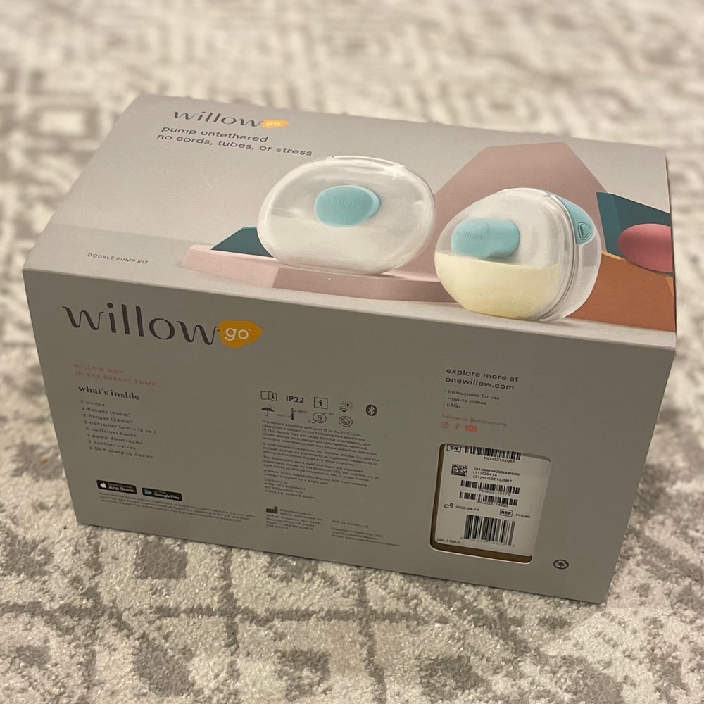 Willow go breast pump GENTLY USED